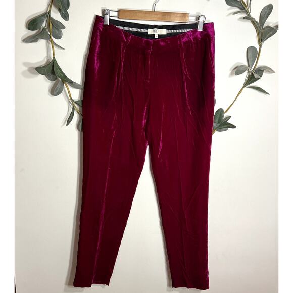 MKT Studio Pink Velvet Pants - Picture 1 of 8